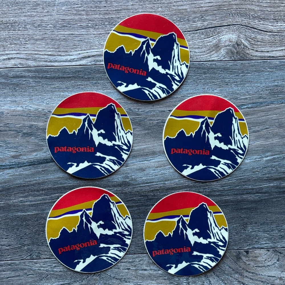 Patagonia Multicolor Mountain Design stickers